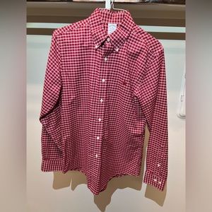 Brooks Brothers Men’s Non-Iron Long Sleeve Slim Sport Shirt, Medium